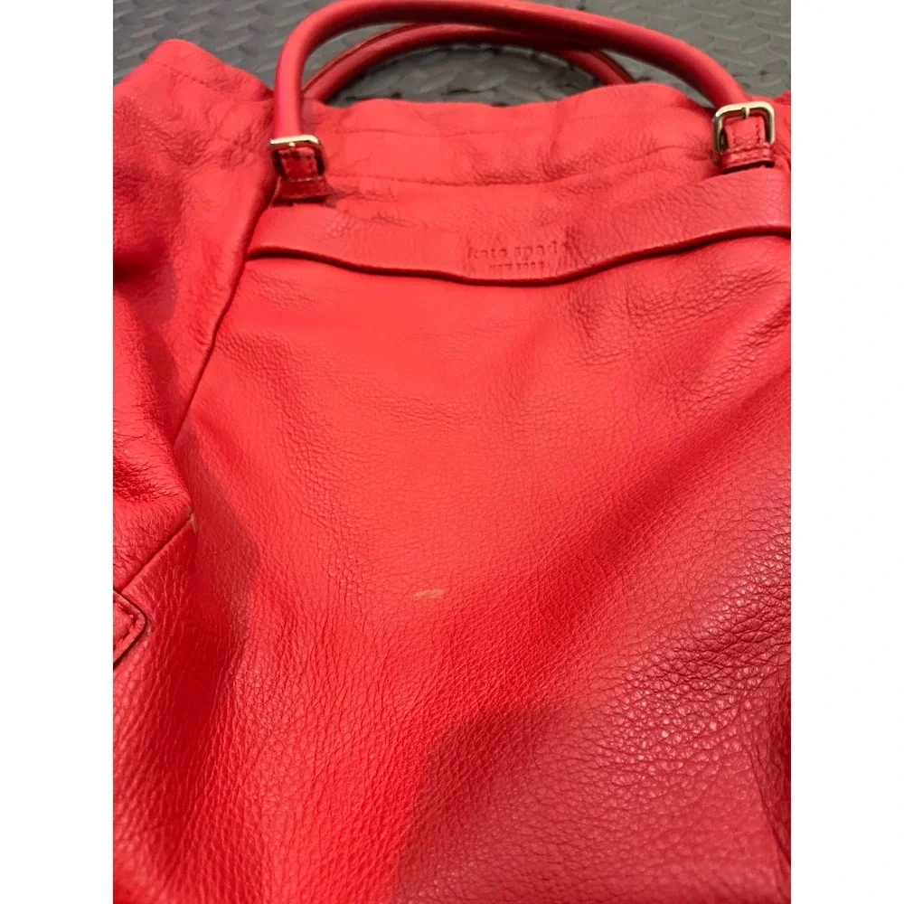 Kate Spade NY‎ Westbury Drawstring Opus POPPY RED Shoulder Handbag Retail $398